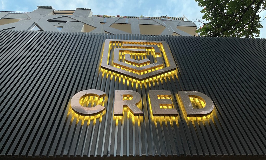 Indian fintech CRED sign