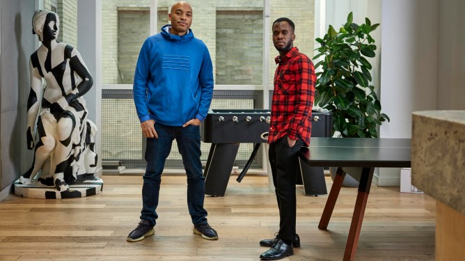 AudioMob Co-Founders - Left - Christian Facey - Right - Wilfrid Obeng