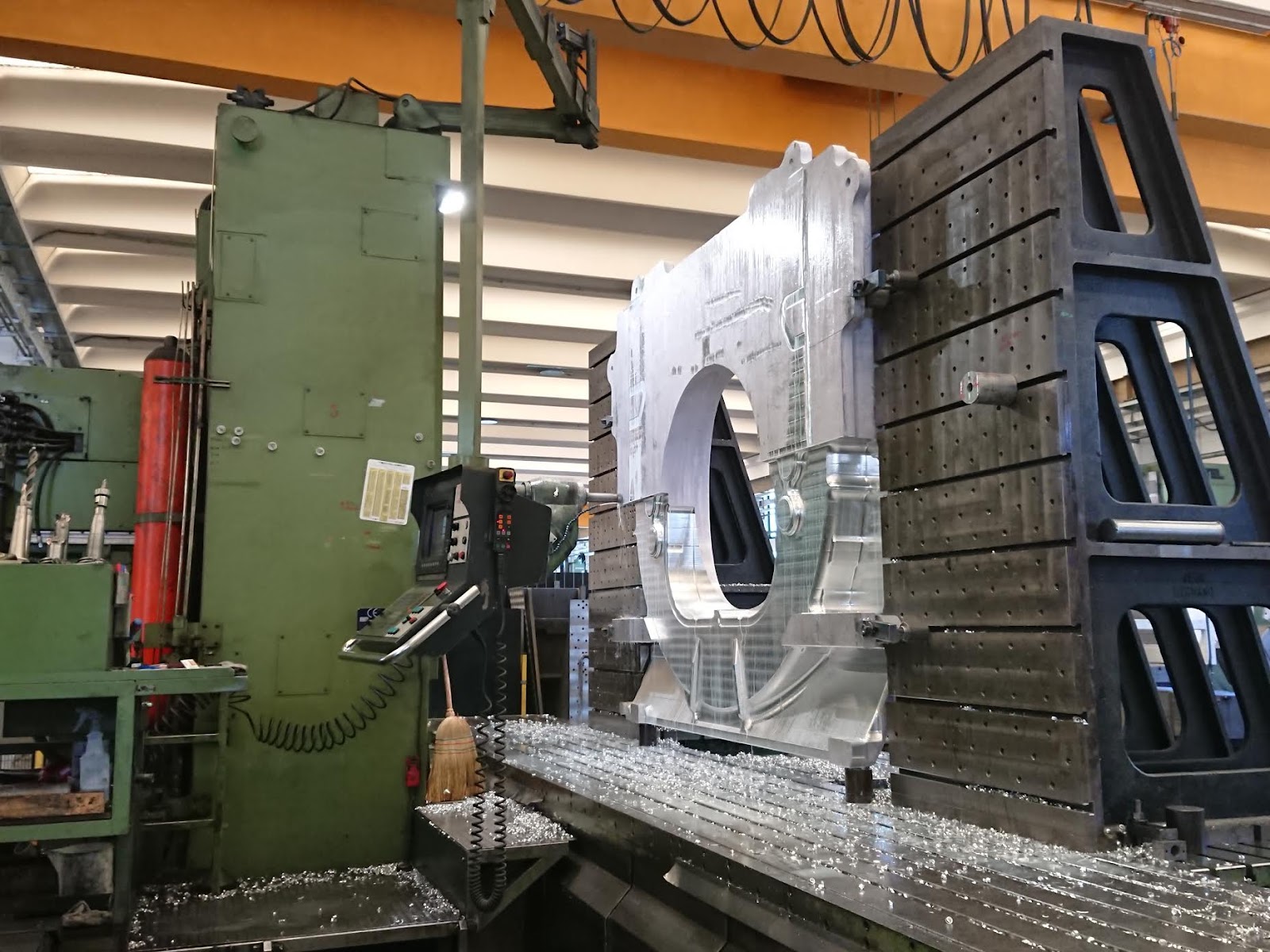 Fabrication of Axiom Hub 1 at the Thales Alenia (TASI) plant in Turin Italy (photo credit: Axiom Space)