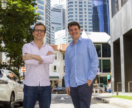 Sleek founders Julien Labruyere (right) and Adrien Barthel (left)