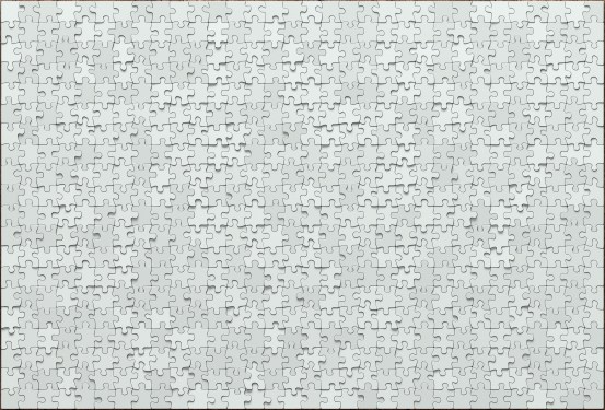 Image of a blank jigsaw puzzle.