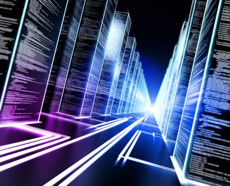 Data storage cyber concept