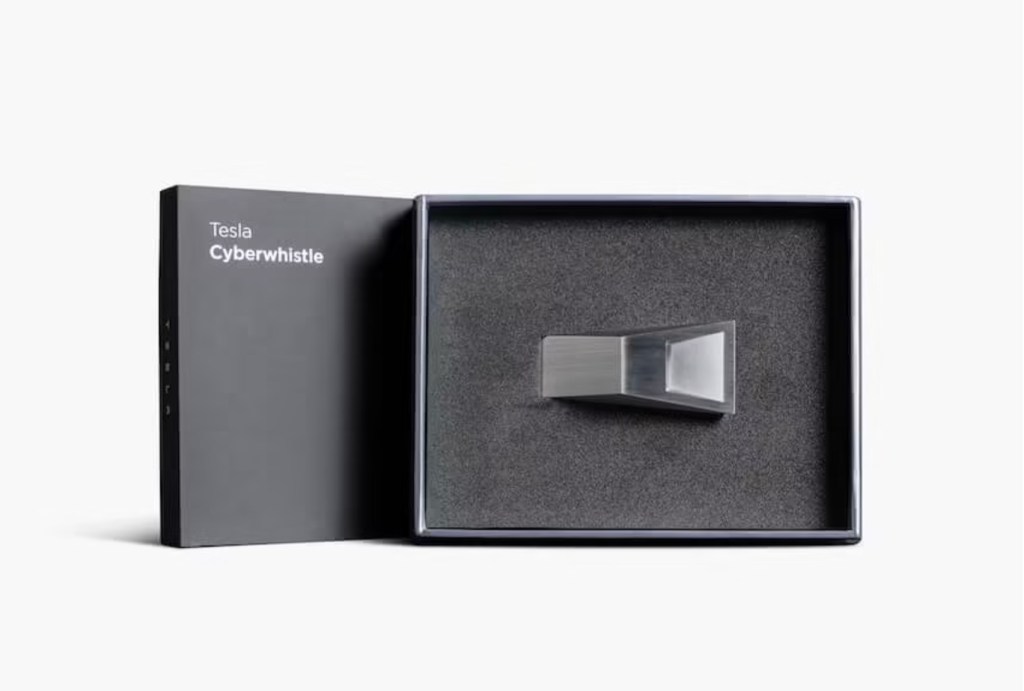 tesla cyberwhistle cybertruck