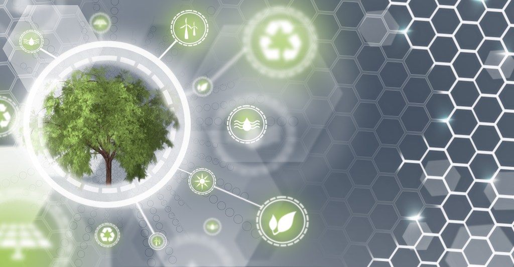 Backdrop as a concept of energy efficiency.