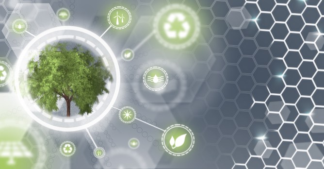 Backdrop as a concept of energy efficiency.