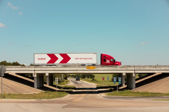 kodiak robotics self-driving trucks raises $125 million