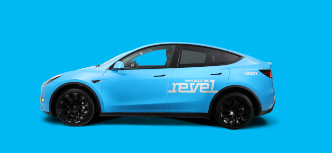 Revel Tesla ridehail financed by INspiration