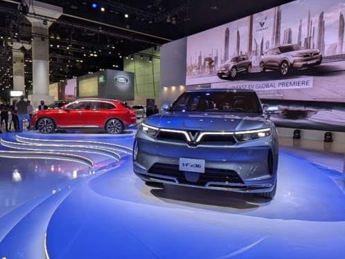 vinfast la auto show electric