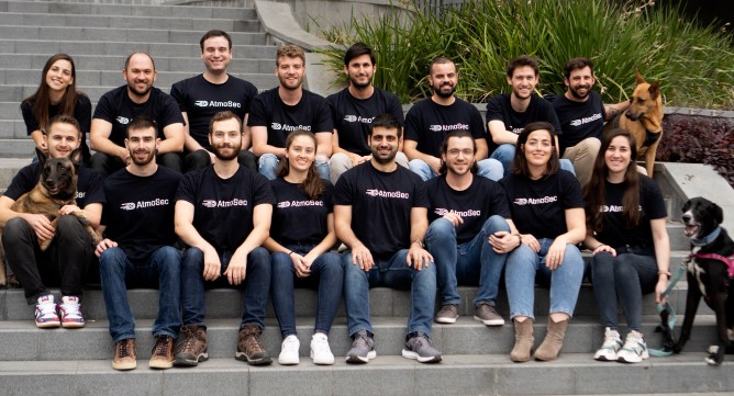 Team of Israeli SaaS security startup Atmosec