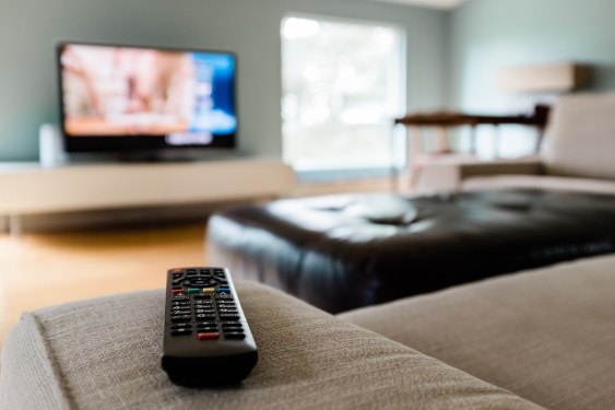 Close-up of a remote control