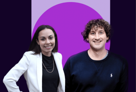 Madeline Parra (CEO), John Talbott (CTO), Purple Dot
