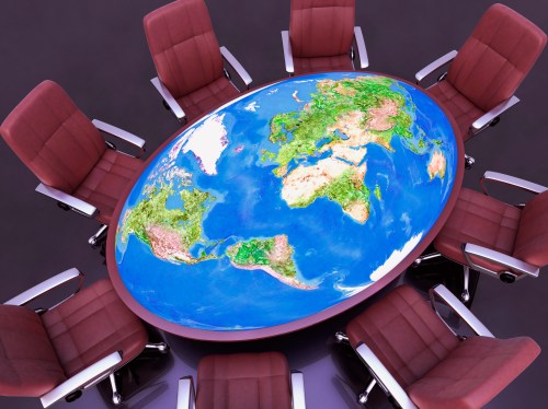 International relation, conceptual image