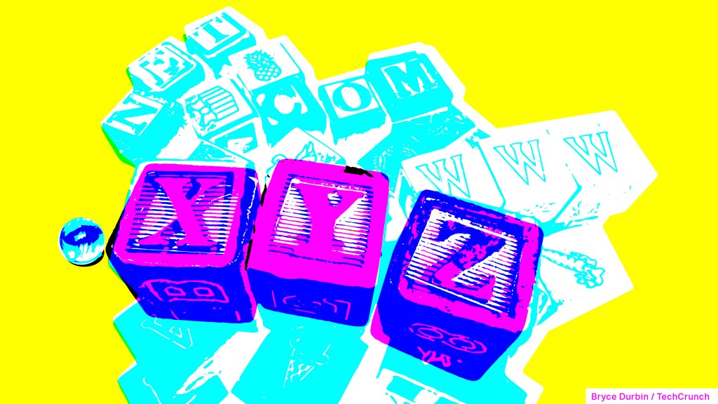 children's block letters spelling XYZ in magenta, blue, yellow and cyan