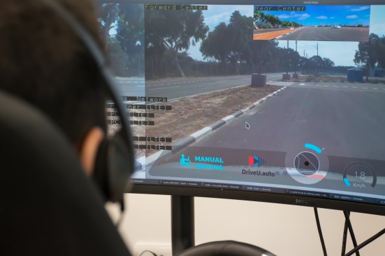 Teleoperator remotely drives autonomous vehicles on DriveU.auto's platform