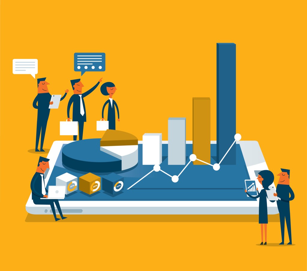 Analyze data - Business people