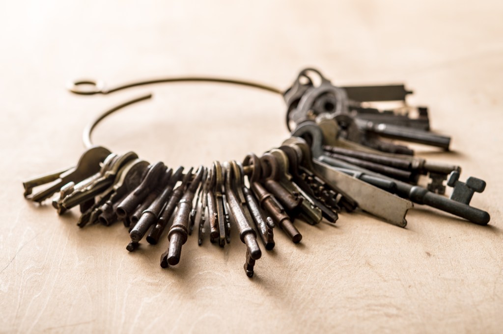 many keys on keychain