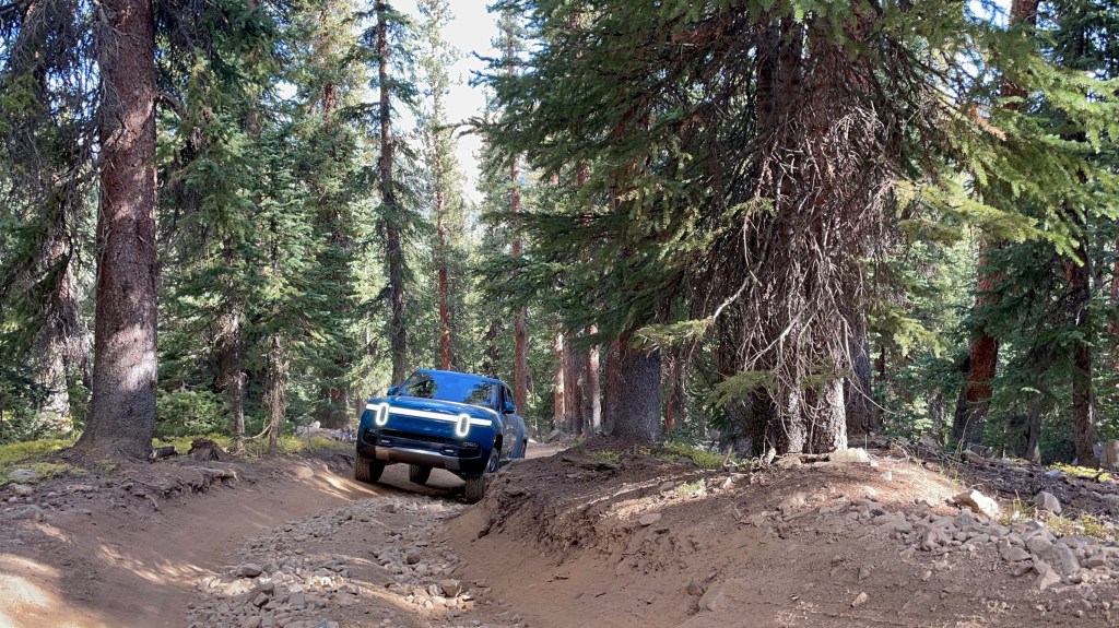 Rivian electric vehicle production