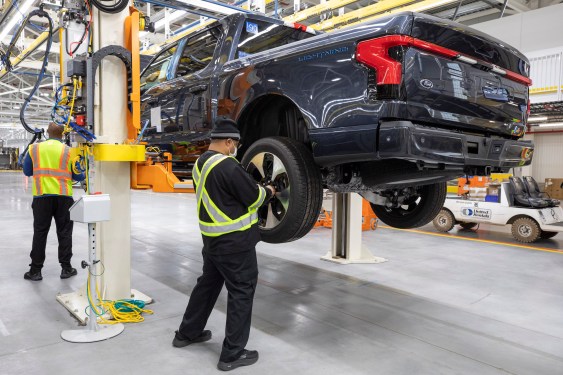 Ford Lightning electric truck production