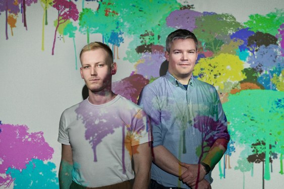 Sylvera's Multi-Scale Lidar team uses machine learning, EO data and 3D laser scanning to measure how much carbon is stored in trees. The colorful tree map in this photo is an output of the 3D scans.