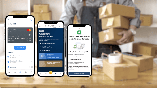 Jakarta-based KoinWorks' financial platform and app for small businesses