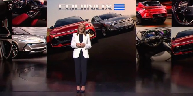 gm mary barra chevy equinox electric