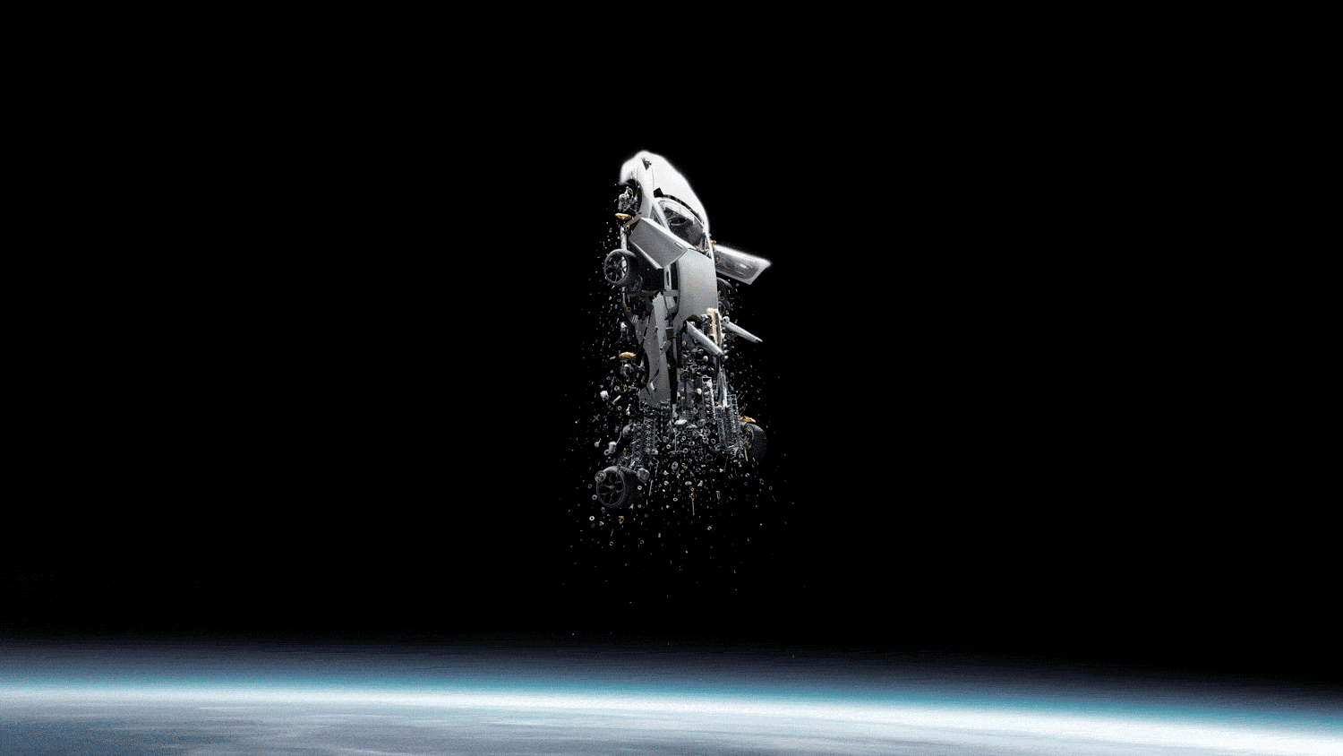 lamborghini NFT space gif