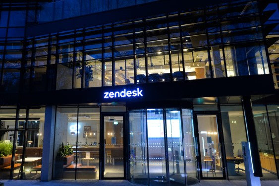 Zendesk EMEA HQ in Dublin. On Friday, 29 January, 2021, in Dublin, Ireland. (Photo by Artur Widak/NurPhoto)