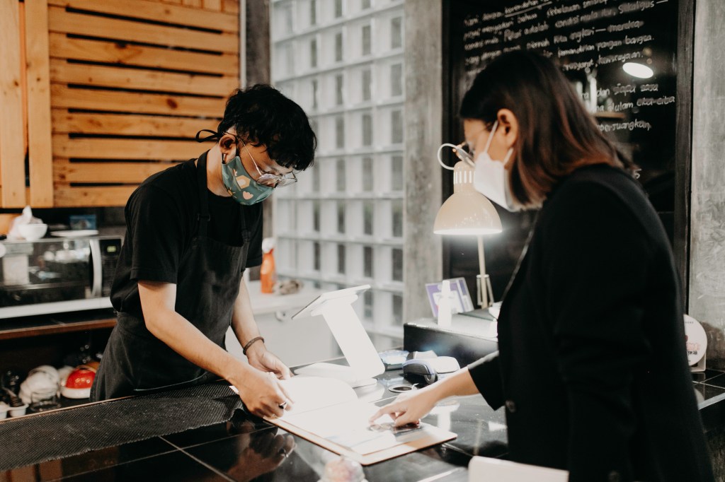 A small cafe in Indonesia, one of SME lending platform Funding Societies' markets