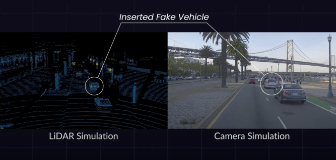Waabi World simulator can simulate sensors to test the autonomous vehicle stack
