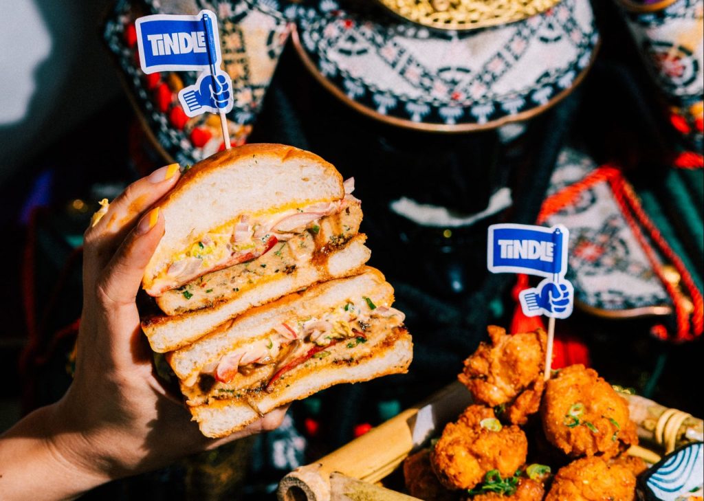 Plant-based chicken TiNDLE used in a sandwich and fried chicken