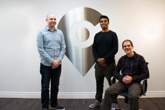 founders Matthew Monteyne, Prem Gururajan in front of rideco logo description: RideCo raises $16M for its on-demand transit planning software