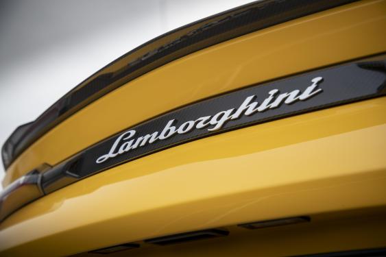 yellow lamborghini