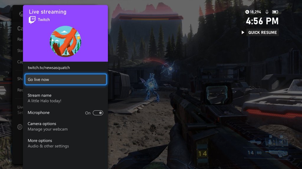 Twitch integration on Xbox