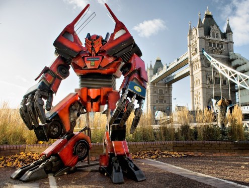 A Transformer Made From Original Bus Parts
