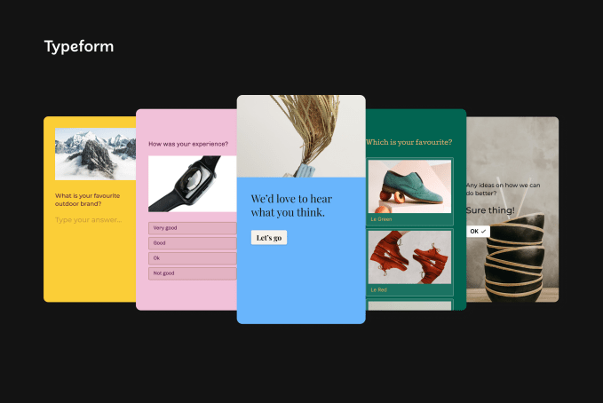 Typeform sample graphics