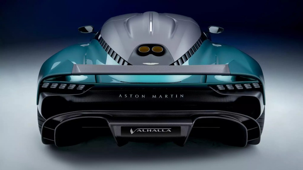 aston martin valhalla, rear view