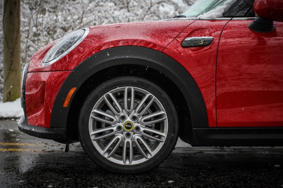 mini cooper side view