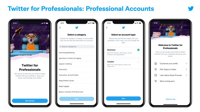twitter for professionals