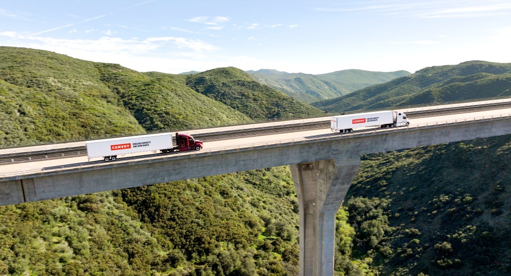 Convoy trucking tech trailer