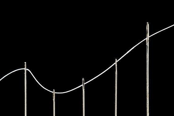 Thread through multiple needles