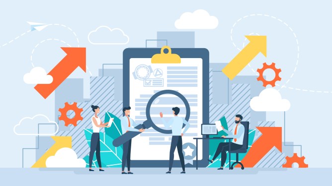Illustration that symbolizes the certification process.