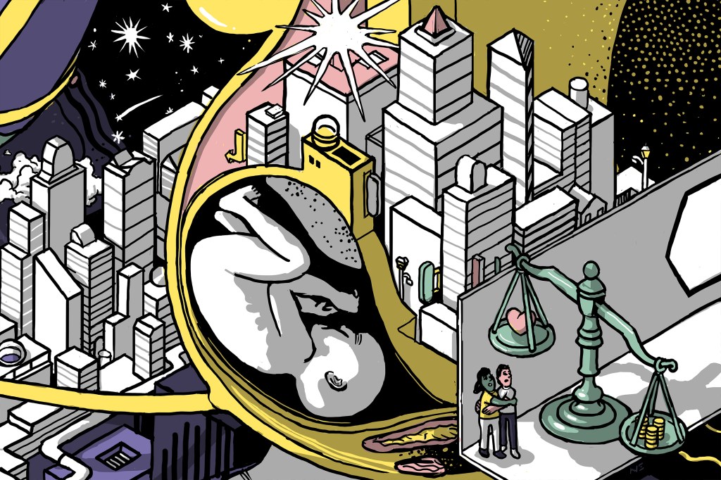 Illustration of Kindbody TC-1 on TechCrunch