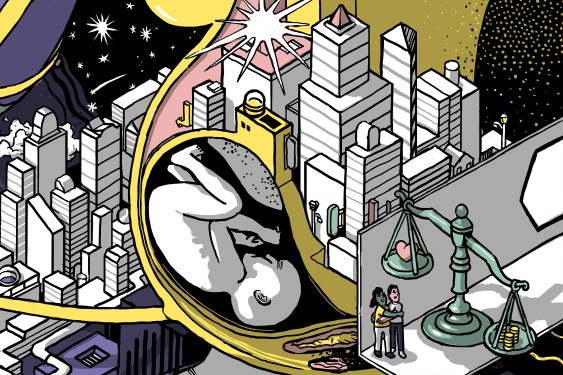 Illustration of Kindbody TC-1 on TechCrunch