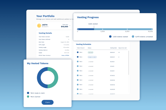LiquiFi's token cap table management software for web3 and crypto companies