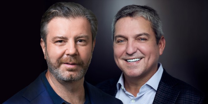 Daniel Dines and Rob Enslin, co-CEOs at UIPath