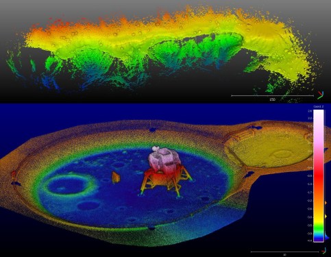 Example of data collected via KNaCK's lidar system.
