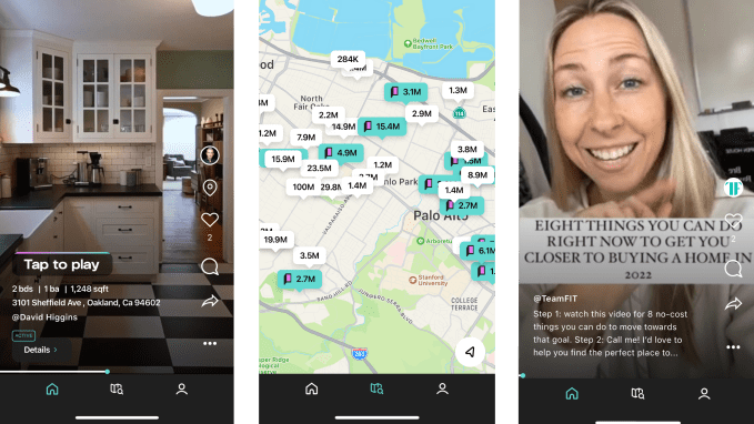 Three in-app screenshots from Playhouse