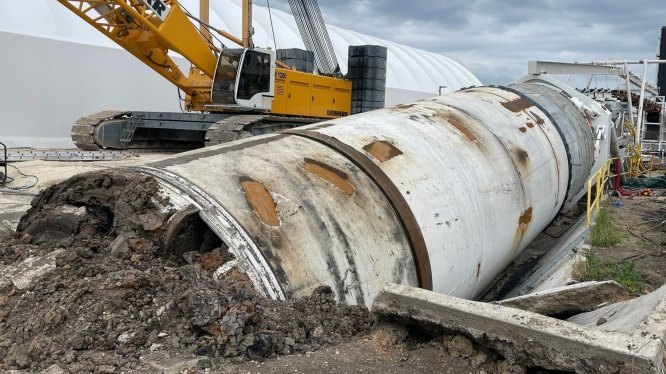 the boring company prufrock mining machine