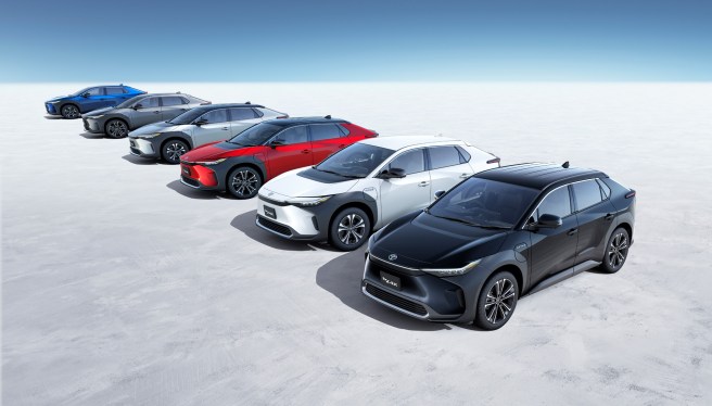 toyota bz4x vehicle lineup