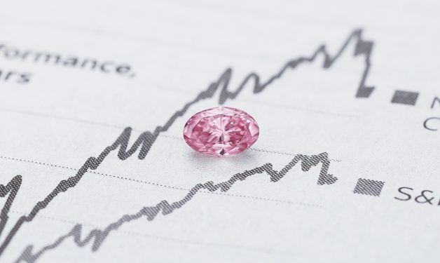 A rare pink argyle diamond